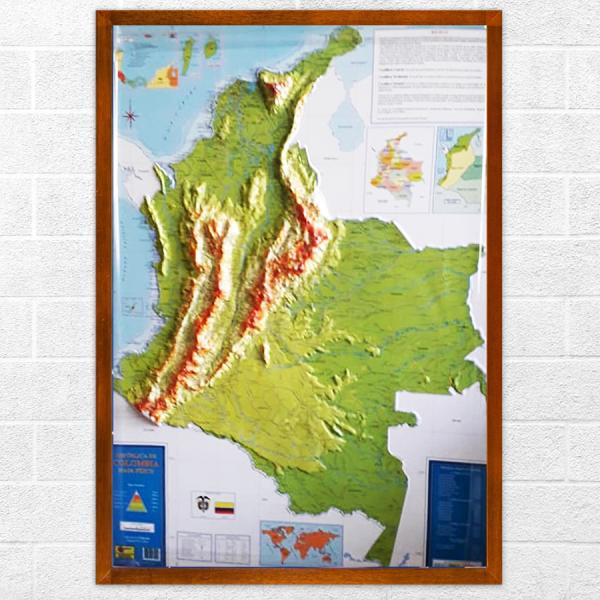 Print Map Quiz Cordilleras De Colombia Geograf A Relieve De