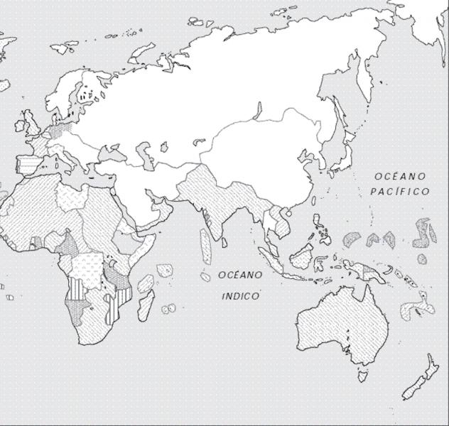 Print Map Quiz Mapa interactivo geografía 4 eso imperialismo