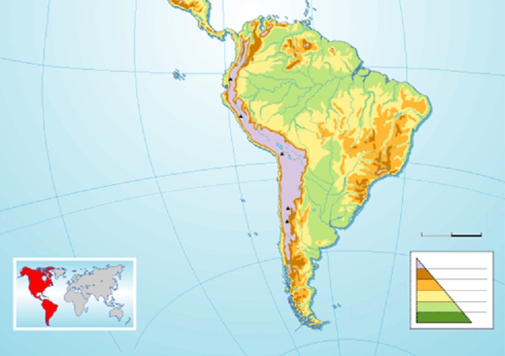 Mapa Fisico Cordillera De Los Andes Outlet Innoem Eng Psu Ac Th