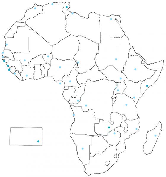 Print Map Quiz Mapa Politico De Africa Historia Eso Frica F Sica