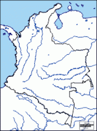 Print Map Quiz R Os De Colombia Historia Primaria Hidrograf A