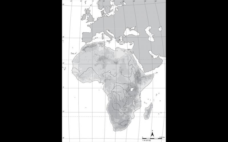 Print Map Quiz Africa Mapa Fisico Historia Frica F Sica