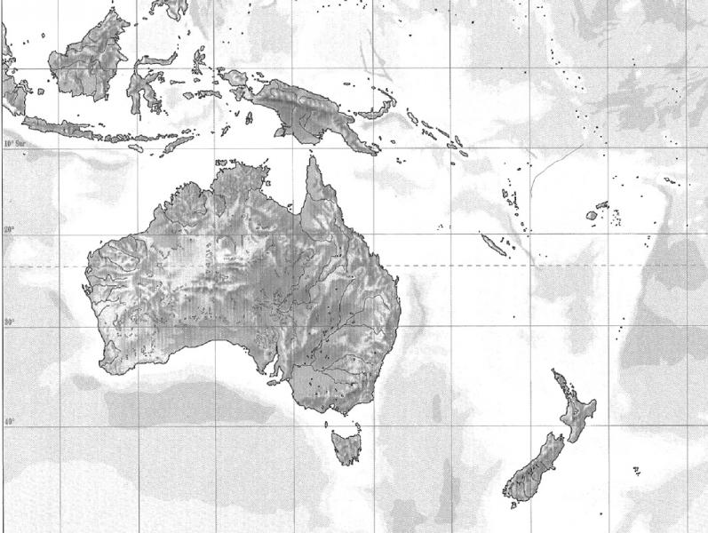 Print Map Quiz Mapa F Sico Ocean A Estudio B Sico Geograf A Eso