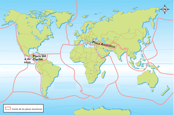 Compartir Imagen Planisferio Con Placas Tectonicas Y Sus Nombres Hot Sex Picture