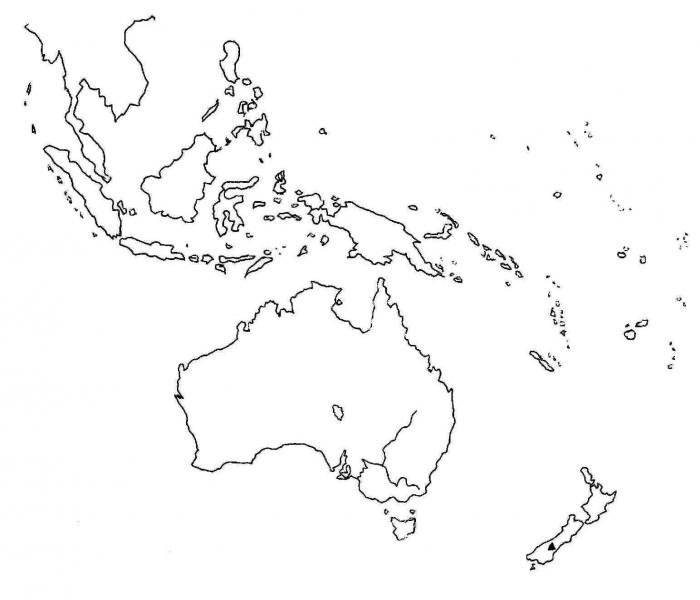 Mapa Fisico De Oceania En Blanco Para Imprimir Factory Sale Innoem