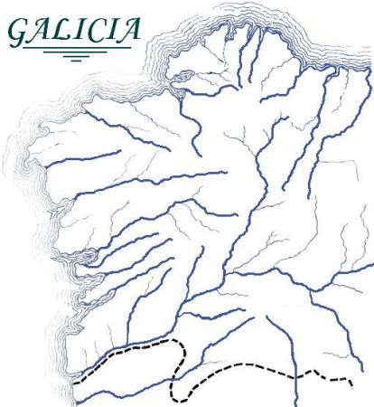 mapa mudo de rios de galicia Map Quiz: GALICIA. RÍOS (geografía   mapa   ulises   ríos 