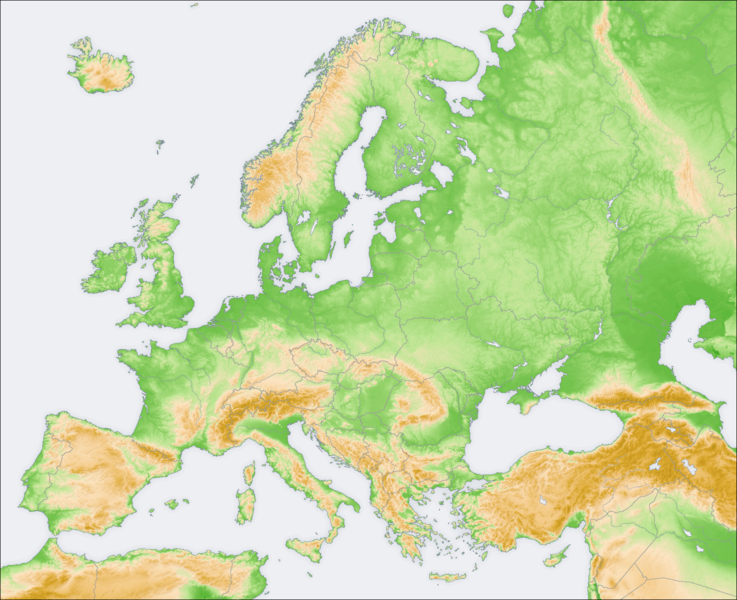 Visita la entrada para saber más.  Mapa de europa, Europa fisica, Mapa  politico de europa