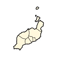 mapa mudo lanzarote Mapa Interactivo: Municipios de Lanzarote (sociología   3º 