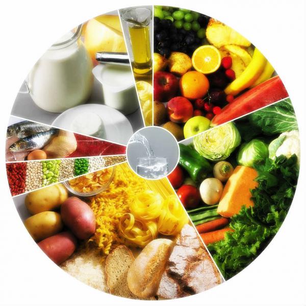 Map Quiz: FOOD WHEEL (biología - 3º primaria - food wheel)