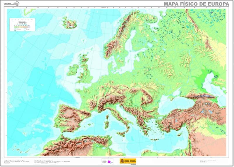 mapa físico de las montañas tauro