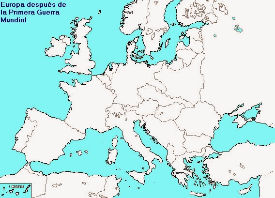 mapa mudo europa 1919 Mapa Interactivo: Europa en 1919 (historia   4º E.S.O.   historia 