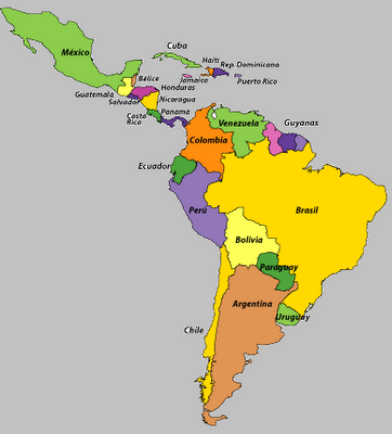 Map Quiz Capitales De Latinoamerica Geografia Paises Capitales 7Âº Basica America Latina