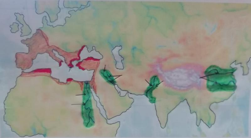 mapa agricola mediterraneo