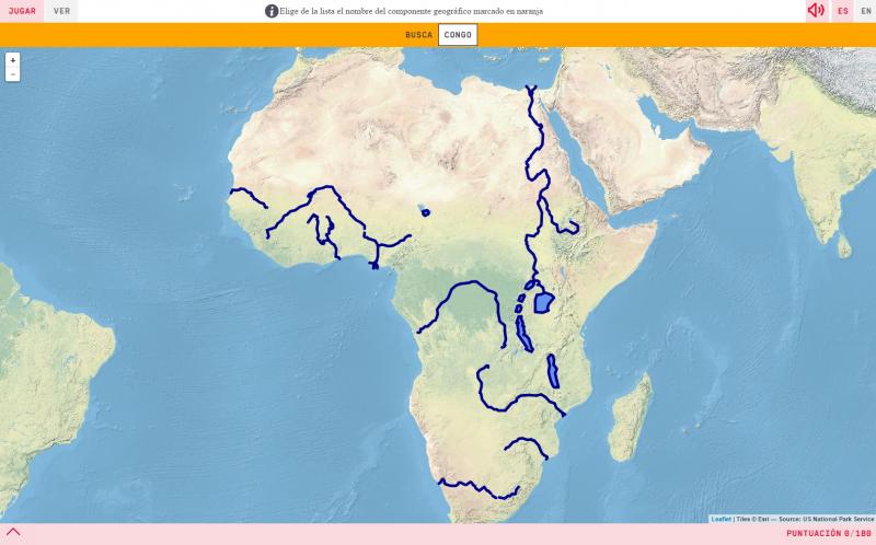 Print Map Quiz: Mapa Físico de África :v (geografía - geografia e