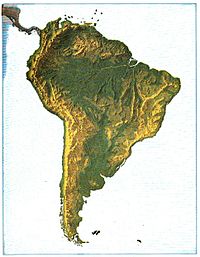 Print Map Quiz: relieve de américa (geografia e historia