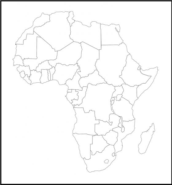 Print Map Quiz: Mapa Físico de África :v (geografía - geografia e