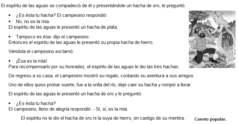Print Quiz: COMPRENSIÓN LECTORA ()