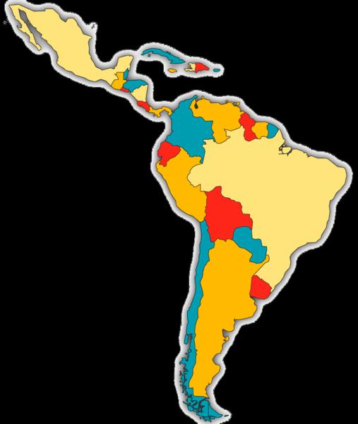 Print Map Quiz: Paises de latinoamerica (geografía - latinoamerica)