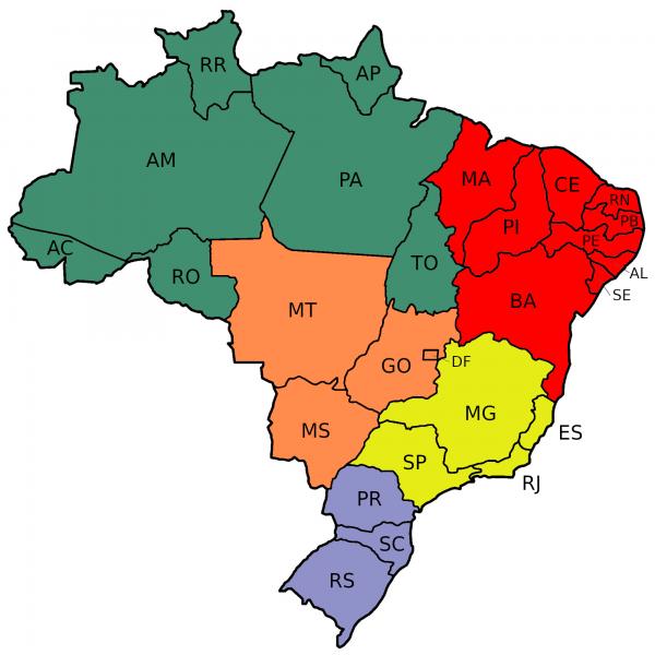 Mapa Interactivo: Capitais dos estados do Brasil (geografía - 7º Ensino  Fundamental - capitais estaduais - capitais dos estados brasileiros)