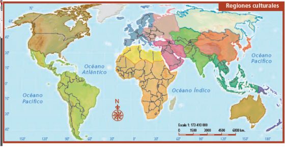 mapa de regiones culturales