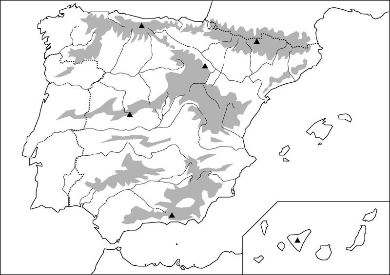 Print Map Quiz: Mapa fisico España (sociología - 6º primaria - grografia)