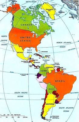 Quiz de geografía: Regiones y características geográficas de Hispanoamérica  Diagram