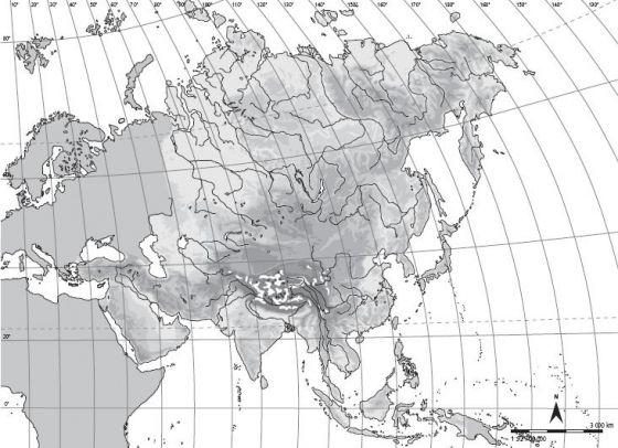 Print Map Quiz Mapa Fisico De Asia Ingles Ingles Asia Mapa Fisico Primero Eso