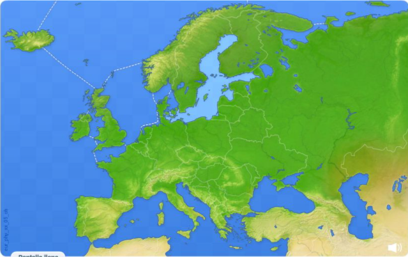 Print Map Quiz: mapa europa (geografía - peninsula balcanica - montes ...