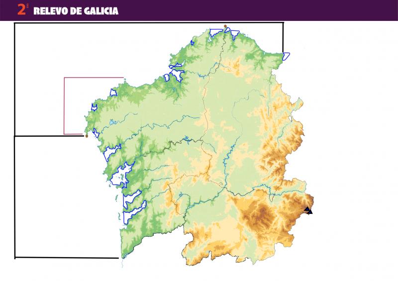 Print Map Quiz: Hidrografía de Galicia (geografía - hidrografía galicia ...