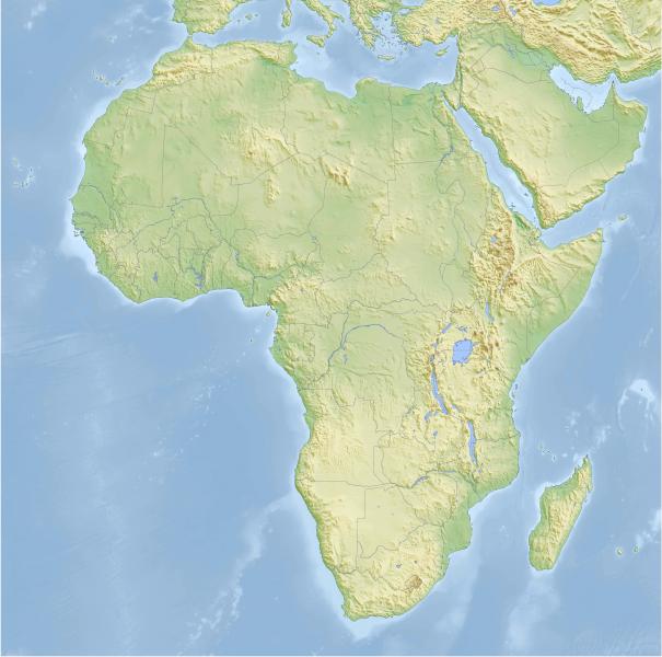 Print Map Quiz: Mapa Físico de África :v (geografía - geografia e