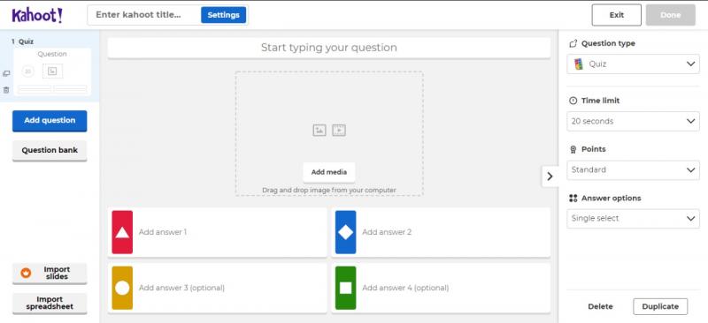 Print Map Quiz: Kahoot (plataformas virtuales - trabajo en equipo ...