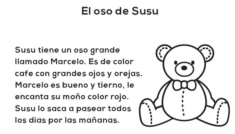 Print Quiz: Práctica de lectura (lengua - Primer grado - Educación primaria  - comprension lectora)