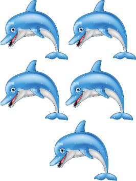 ¿Cuántos delfines hay en la imagen?