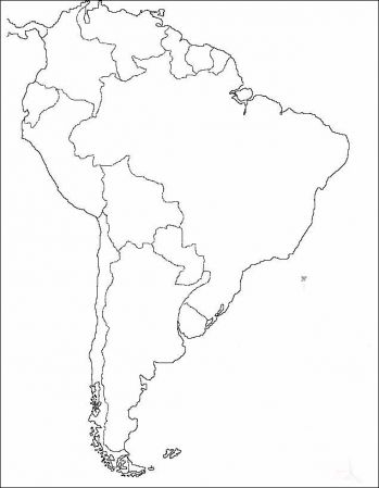 Print Map Quiz: MAPA DE SURAMERICA ()