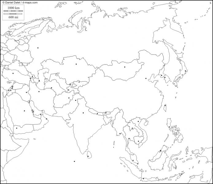 Print Map Quiz Asia Map Quiz (Geography General Knowledge asia)