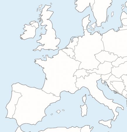 carte de la france et ses pays frontaliers Carte Interactive Les Pays Voisins De La France Geographie carte de la france et ses pays frontaliers