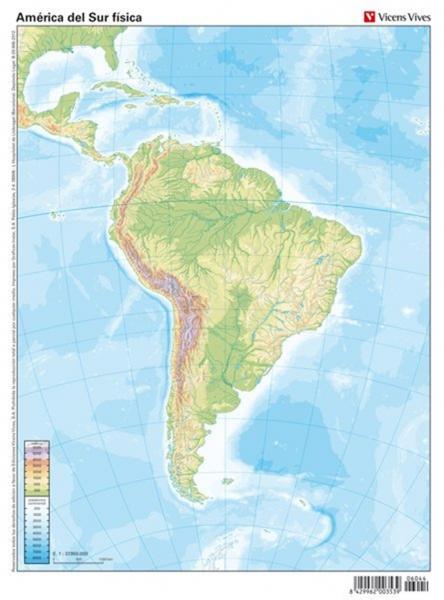 Print Map Quiz Mapa Físico De Sudamérica Geografía 1 Eso Mapa Físico De Sudamérica 6580
