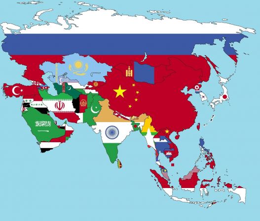 Print Map Quiz: ASIA MAPA ()
