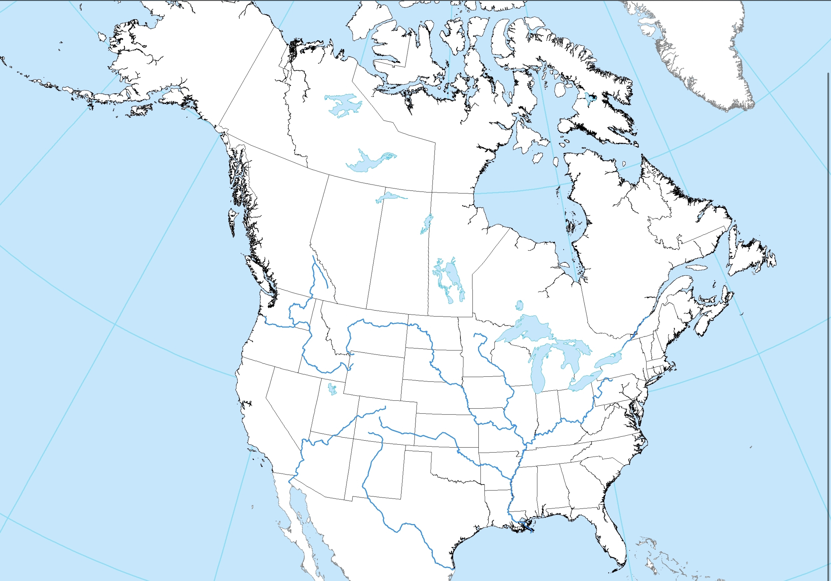 Map Quiz: Lakes and Rivers Map Quiz #5