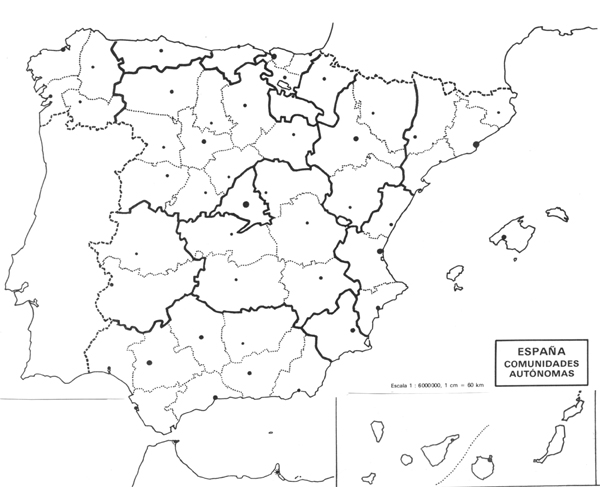 31+ Mapa Mudo España Comunidades Autonomas Y Provincias Gif