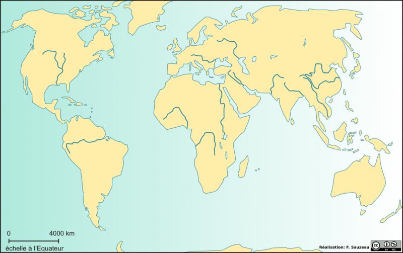 Quiz Sur La Carte Du Monde Vierge Imprimable