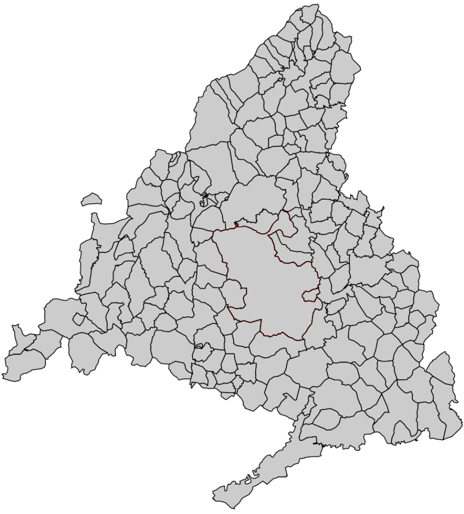 Mapa Interactivo: Municipios Comunidad de Madrid 2/2 (madrid - mapa ...