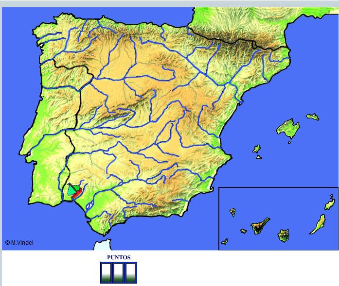 Print Map Quiz Rios De España 2078