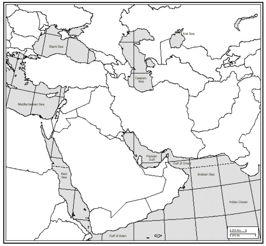 Map Quiz: Middle East Map Quiz Review