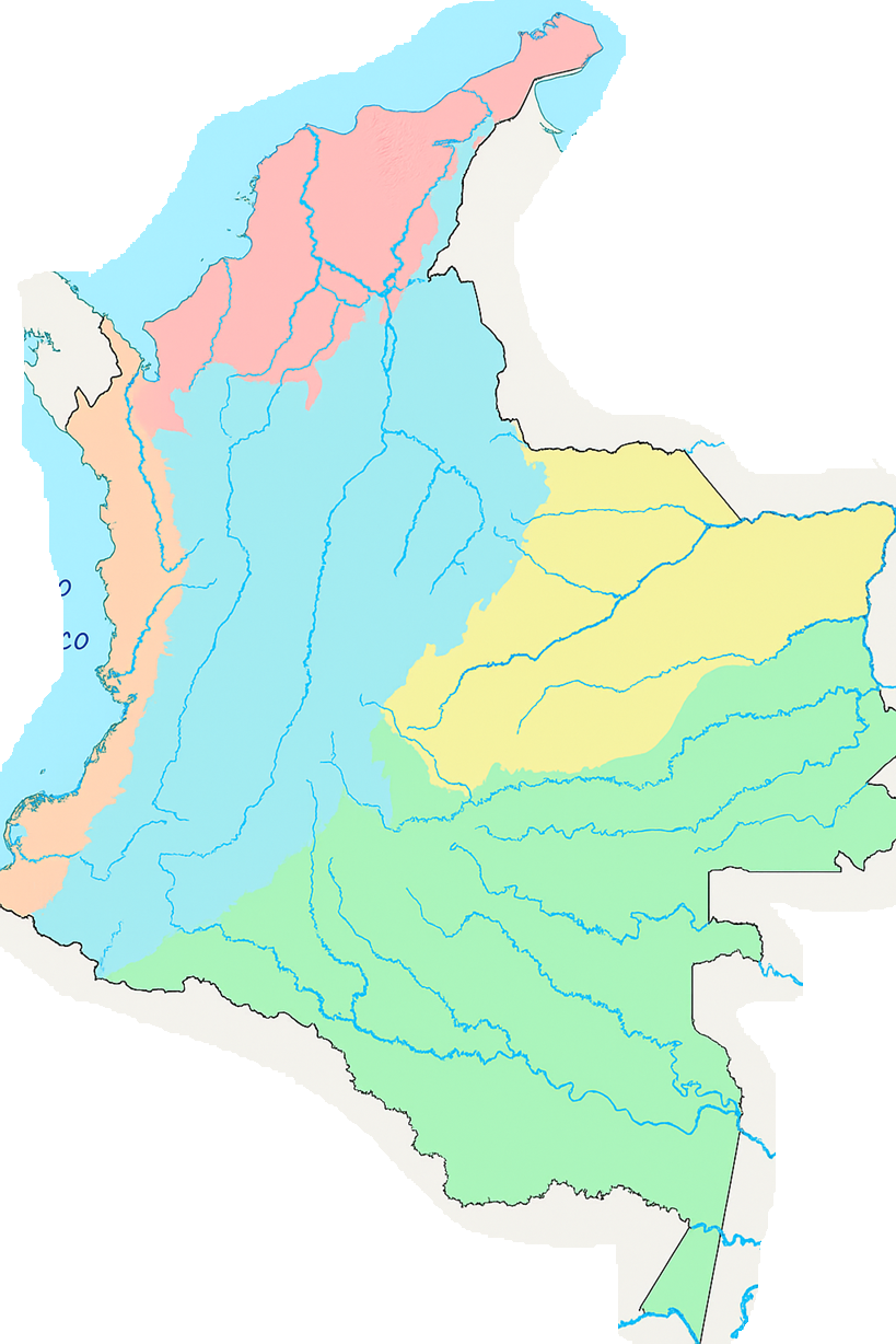 Mapa Interactivo: Reconociendo los rios de colombia (historia - 3º ...