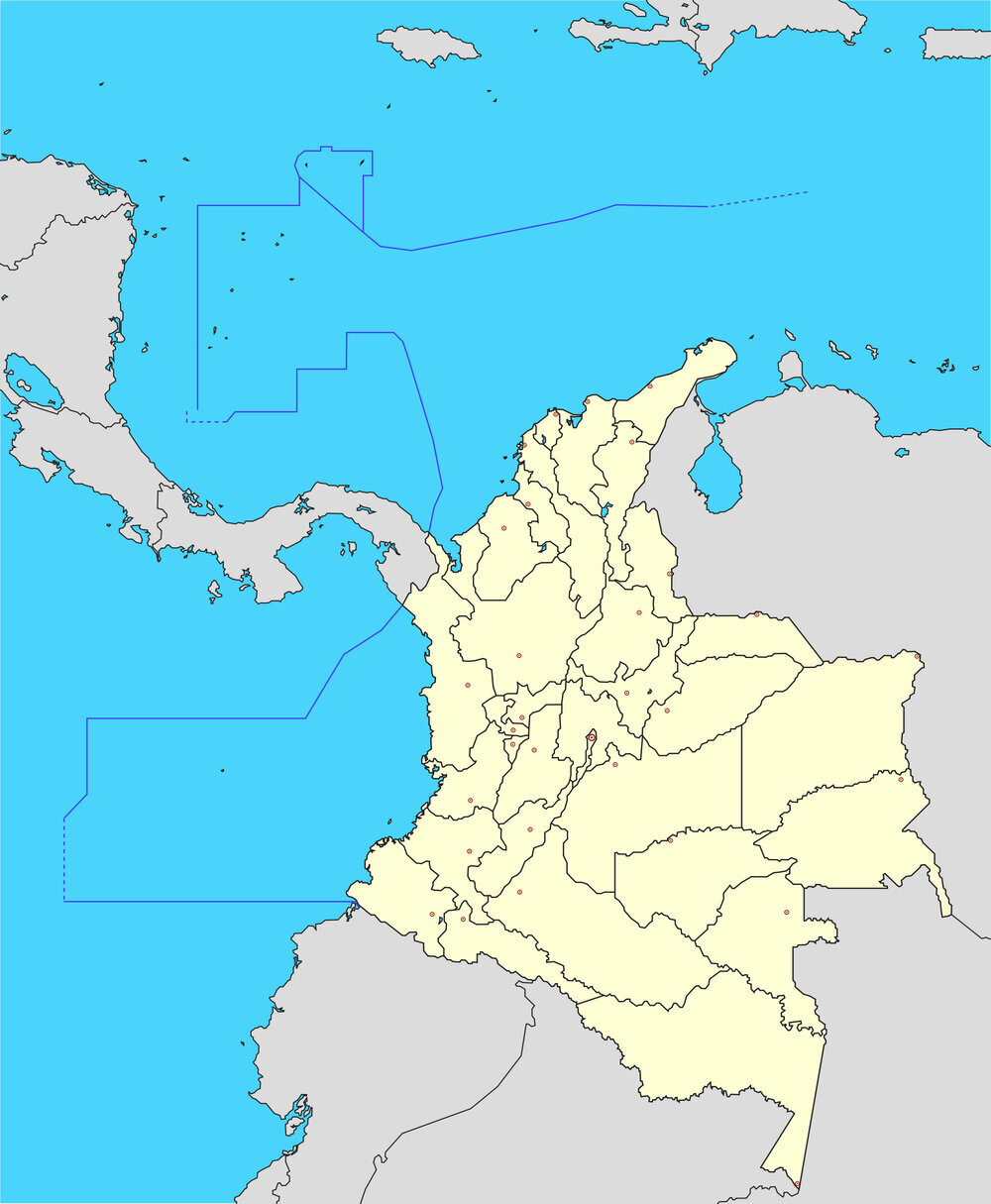 FRONTERA MARITIMA  CON VENEZUELA  EN  EL  CARIBE 