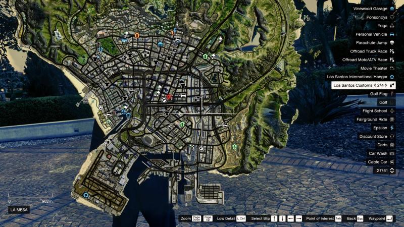 Así de completo es el mapa interactivo no oficial de GTA V