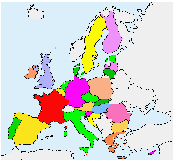 Европа d. Union Quiz. India before Europe.