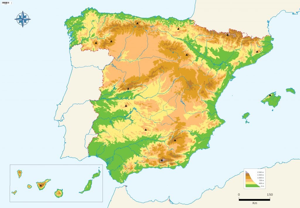 Mapa Interactivo: Mapa Físico España pt. 2 (Solo ríos)