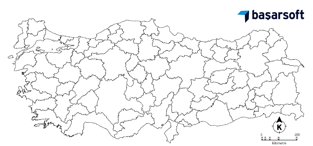 Map Quiz: Türkiye map (9rd grade - geography concepts - education game)